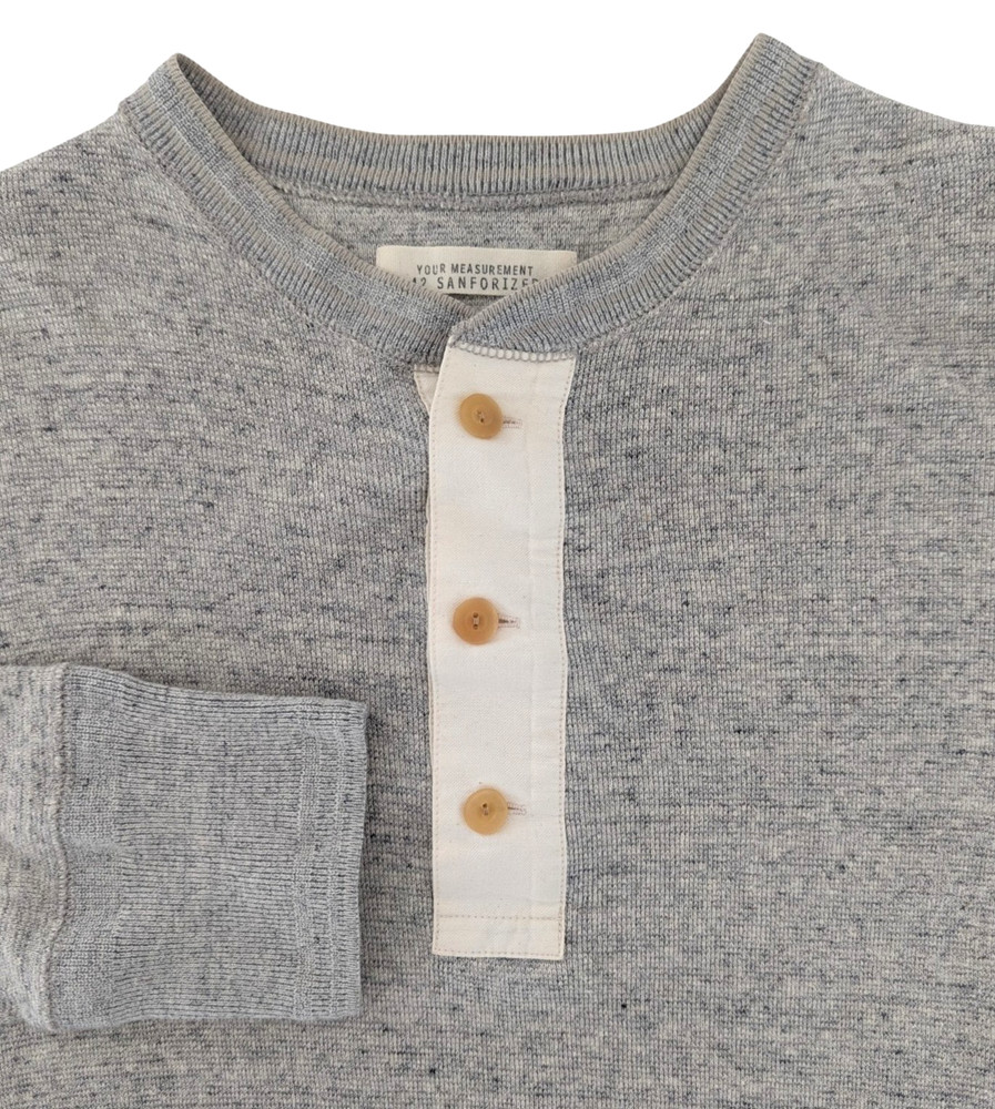 Journal Standard Homestead henley 42 or M/L gray heathered sanforized Japan