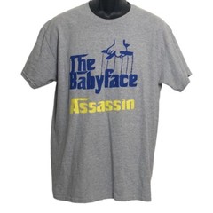 The Baby Face Assassin￼ T Shirt Mens Large Gray Gildan Tee Puppet Master Graphic
