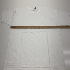 Blank Knights White Combed Cotton T-Shirt Mens Size XLarge New
