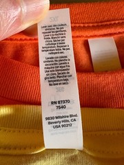 2 Bella + Canvas Mens Solid Color T Shirts 1 Orange 1 Yellow 100% Cotton Sz XXL
