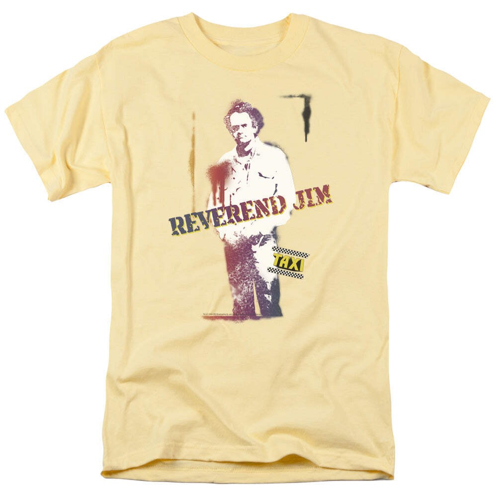 Taxi Reverend Jim Licensed Adult Unisex T-Shirt Regular Fit Tee SM-3X