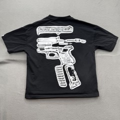In Glock We Trust Shirt Mens Large Black Gun Graphic Tee Tagless Streetwear