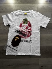 A Bathing Ape BAPE Ape Head Logo Graphic Tee White Men’s L