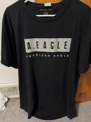 American Eagle Men’s 2XL Casual T-shirt With Reflective Logo