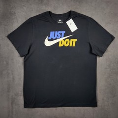 Nike Shirt Mens XL Black Just Do It Swoosh Graphic Tee AR5006-014 NEW