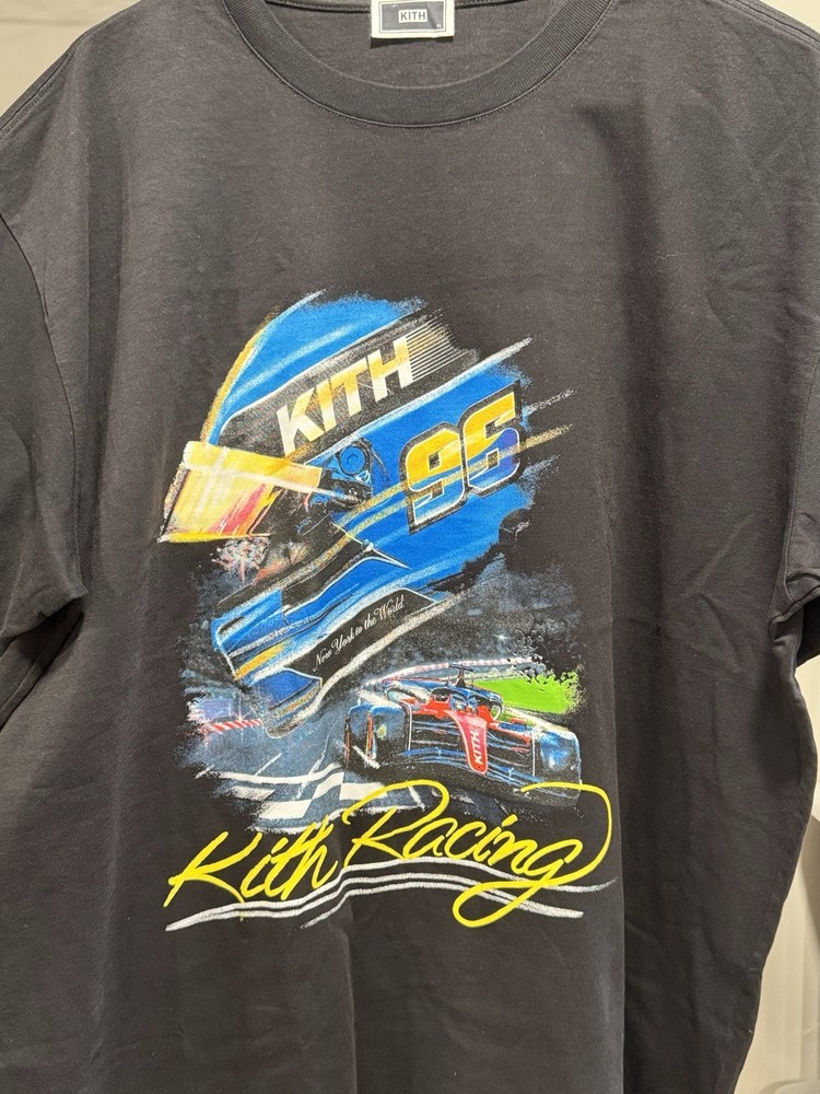 Kith F1 Vintage Tee Black, Brand New Without Tags