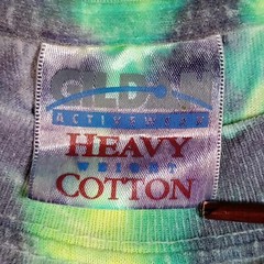 Vintage Tie Dyed T Shirt Hand Dyed Made In Canada XL RARE One Of A Kind