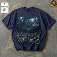 Wildflowers Mountains Comfort Tee Nature Outdoors Soft Gift