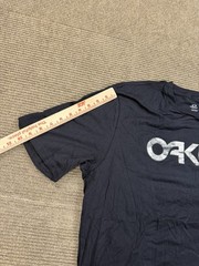 Oakley B1B Logo Navy Black Size Large T-Shirt Blackout NWT