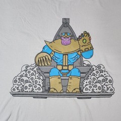 Thanos Avengers Infinity War Marvel Loot Crate Gray TShirt Size XL Lootwear 2018