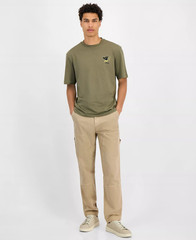 Hugo Boss Men’s Nagulop Logo Graphic Cotton T-Shirt Green-Small