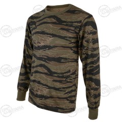 Rothco Long Sleeve Lightweight Tiger Stripe Camo T-Shirt – Military Inspired