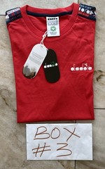 MEN’S DIADORA SIZE 2XL LIGHT YOUR FIRE COTTON T-SHIRT OFFSIDE TOMATO RED NEW