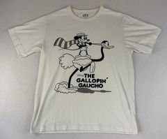 Disney The Gallopin Gaucho Sleeve Graphic T-Shirt Size Large UT Uni Glo