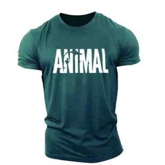 Mens Muscle Gym T-Shirts Short Sleeve Workout Athletic Bodybuilding Cotton Tee