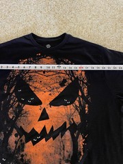 Way to Celebrate Halloween Pumpkin Face Graphic T-Shirt – Men’s 2XL