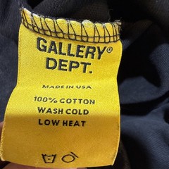 Gallery Dept. Black Crew Neck Men’s T-Shirt Sz M Dept De La Gallerie-869