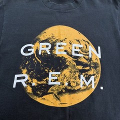 Vintage 1989 R.E.M. Green Tour Band T-Shirt Men’s Large Single Stitch