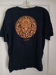 Spectacular NEW Balinesia XXL Dark Blue T Shirt 100% Cotton BALI Indonesia In US