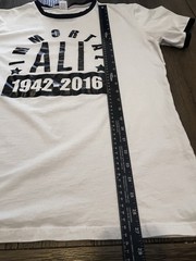 Muhammad Ali 1942-2016 “Immortal” Ringer Tee Shirt XL White/Black Graphic Tee