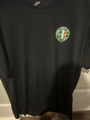 Guinness Ireland Graphic Print Black Crew Neck Short Sleeve T-Shirt Size M/L