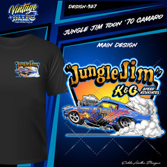 Jungle Jim TOON ’70 Camaro Funny Car (327) T-Shirt