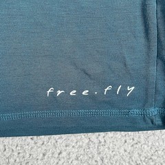 Free Fly Shirt Men Medium Green Bamboo Performance Pocket Crew Neck Short Sleeve