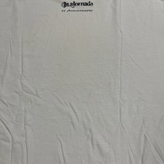 Vintage La Jornada Newspaper 17th Anniversary Tshirt 2001 Large Yellow Dbl Sided