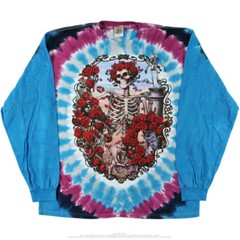 GRATEFUL DEAD-30TH ANNIVERSARY-TIE DYE LONG SLEEVE-2 SIDED T-SHIRT M-L-XL-XXL