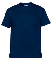 Fabrik Pure Cotton Crew Neck Plain Tee Shirt for Men in 6 Colours, 2XL-8XL