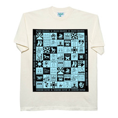 Online Ceramics 2023 Mountain Mist Quilt Tee Size Large Off White