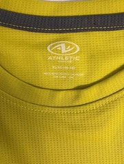 Athletic Works Neon Yellow Polyester Short Sleeve T Shirt XL 46-48 EC!