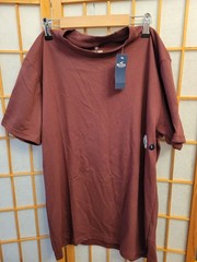 Hollister Cooling Tee Men’s Crew Neck Short Sleeve Solid Brown T-Shirt Size S