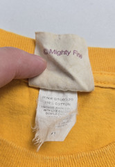 Mighty Fine Vintage 2005 Y2K Napoleon Dynamite Pedro Yellow T Shirt Mens Size XL