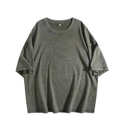 Vintage Washed T Shirt Men Women Oversized Tee 100% Cotton Casual Streetwear