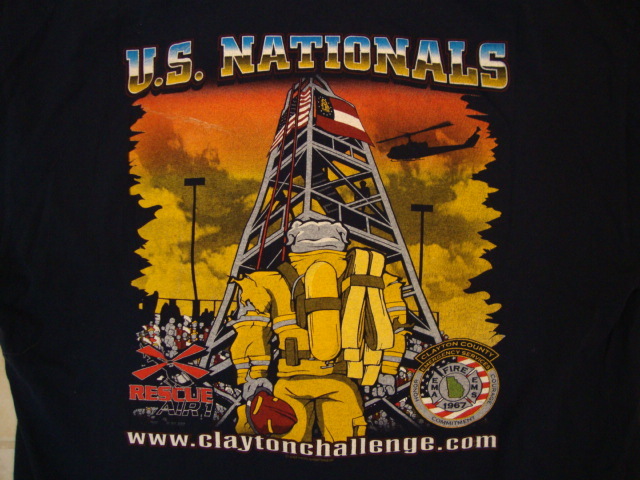 US Nationals “Rise to the Challenge” Rescue Air 1 Navy T Shirt XL