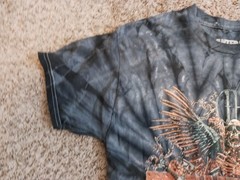 Pantera Cowboys From Hell World Tour T-Shirt Size Large 2023 Gray Tie Dye
