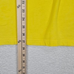 Hollister Mens T Shirt Large Yellow Applique Seagull 22 Logo Surf Y2K Graphic L