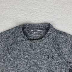 Under Armour The Tech Tee Shirt Mens Small Dark Gray Heathered Heatgear T-Shirt