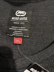 Ecko Unltd. Mens Graphic Thermal Knit Crew Neck New With Tag 5XL