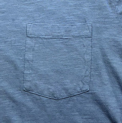 Mutual Weave Men’s 3XLT Crew Neck Blue Pocket T-Shirt Short Sleeve Pre-owned