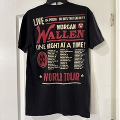 Morgan Wallen One Night At A Time Tour T Shirt. Small, Concert Shirt. New