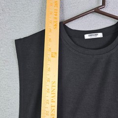 CooFandy Sleeveless Shirt Men’s XL Black Beach Gym Big Sleeve Opening Football