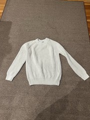 Men’s Quince Fisherman Sweater Beige Size Small Organic Cotton