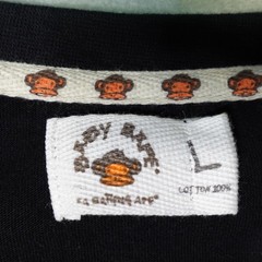 Bape Baby Milo Skate Freaks Graphic Shirt Mens Large Black Street Boarder Japan