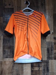Castelli Rosso Corsa Cycling Jersey 2XL Orange Special Edition Made in Romania