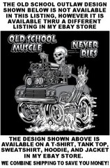 HENRY J KAISER OLD SCHOOL MUSCLE HOT ROD OUTLAW GASSER DRAG CAR SKULL WORK SHIRT