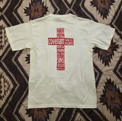 Vtg Y2K Kerusso Jesus Tee Double Sided T Shirt Religious White Adult Medium NWT