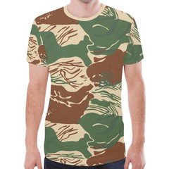 Rhodesian Brushstroke v2b Camouflage Sports Tee XS to 5XL