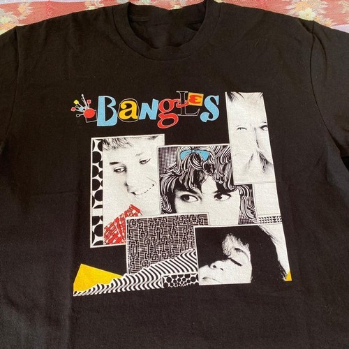 Rare! The Bangles Band Black Shirt Unisex S to 5XL Free Shipping TU342